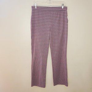 Sancturary - Plaid Elastic Waist Stretch Boot Cut Leggings - Sz L